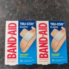 2 Qty Johnson Aid Tru Stay Plastic Bandages 30 Assorted Sizes Nib New. Price: $5.99.