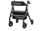 Blessreach Heavy Duty Rollator Walker For Seniors Wide Seat Backrest 450LBS Gray New. Price: $139.00.
