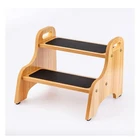 Strongtek Wooden 2 Step Stools For Kids, Safe Non-slip Surface With New. Price: $60.99.