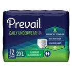 Prevail Adult Daily Disposable Underwear Xxl Maximum Absorbency 48 Ct New. Price: $47.67.