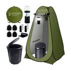 Outdoor Portable Toilet Set For Adults With Camping Night Lantern, Folding Xl... New. Price: $95.85.