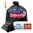 Reli. 55-60 Gallon Trash Bags Heavy Duty 150 Count (pack Of 1), Black New. Price: $75.99.