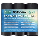 60 Count 8 Gallon Biodegradable Compostable Portable Toilet Bags, 100% Plant-... New. Price: $30.46.