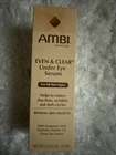 Ambi Brand- " Even & Clear Under Eye Serum Original Formula Vhtf Discontinued New. Price: $66.99.