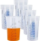 32OZ.(1000ML) Disposable Flexible Clear Graduated Plastic Mixing Cups New. Price: $22.55.