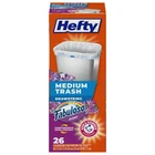 Hefty Medium Trash Bags, Fabuloso Scent, 8 26 Count (pack Of 1), New. Price: $12.99.
