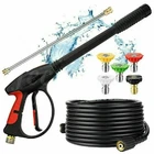 4000PSI High Pressure Car Power Washer Gun Spray Wand Lance Nozzle Hose Kit New. Price: $35.75.