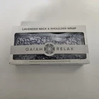 Gaiam Lavender Neck & Shoulder Calming Scented Wrap New. Price: $8.99.