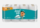Angel Soft Toilet Paper, 16 Mega = 64 Regular Rolls, And Strong New. Price: $16.49.