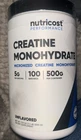 Nutricost Pure Creatine Monohydrate 500 Gram Powder New. Price: $22.99.