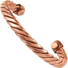 Touchstone Copper Magnetic Bracelet Tibetan Style. Hand Forged With Solid Hi New. Price: $28.67.