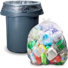 55 Gallon Clear Trash Bags, (50 W/ties) Large Plastic Recycling Ga... New. Price: $53.88.
