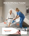 Vevor Sliding Shower Chair, 330 Lbs Transfer Bench For Bathtub With Swivel New. Price: $201.90.