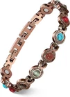 Feraco Pure Copper Bracelets For Women, Ultra Strength Magnetic With 38 New. Price: $45.55.