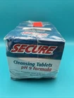 Secure Daily Cleansing Tablets Ph 9 Formula Lot Of 4 -32 Per Pack- Damaged Boxes New. Price: $29.99.