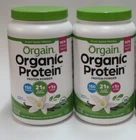Lot Of Orgain Organic Plant Based Protein Powder - 32.4 Oz Vanilla Bean 3/27 New. Price: $54.99.