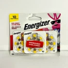 Energizer Hearing Aid Button Batteries Size 10, 24 Pack Exp 08/26 New. Price: $7.99.