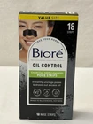 Biore Charcoal Deep Cleansing Pore Blackhead Nose Strips 18-PACK Oily Skin (SH2) New. Price: $11.95.