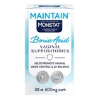 From The Makers Of Monistat, Maintain Boric Acid Suppositories For Women,... New. Price: $26.16.