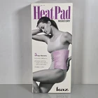 Vintage Kaz Smart Heating Pad 12X15" Moist Or Dry HP710 New Open Box. Price: $22.49.