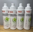 Lot Of 4 Red Conductive Ultrasound Gel Baby Doppler Cavitation 250ML Clear 01/29 New. Price: $28.99.