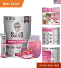 Salud 2-IN-1 Dragon Fruit Energy Drink Powder Clean Focus, 15 Servings New. Price: $62.06.