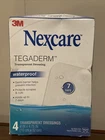 Nexcare Tegaderm Transparent Dressings Waterproof Breathable 4X4.75IN New. Price: $10.99.