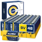 Allmax 9V Alkaline Batteries 48 Count - Maximum Power New. Price: $82.49.