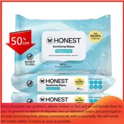 The Honest Company Alcohol Hand Sanitizing Wipes - 3PK/150CT New. Price: $20.27.