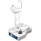 Portable Camping Sink Hand Washing Station 24L Waste Tank Serenelife Foot Pump New. Price: $209.99.