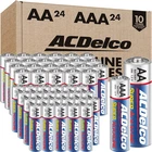 Powermax Acdelco Aaa Batteries 48 Count 24 10-YEAR Shelf Life New. Price: $23.99.