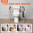 Vevor Toilet Safety Rail, 300 Lbs Foldable Seat With Non-slip Handles, Po New. Price: $42.10.