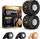 Care Science Waterproof Kinesiology Tape, 40 Ct Precut Strips Copper Infused New. Price: $21.64.