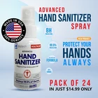 Lxr Biotech Sanitizer - Pack Of 24 Bottles, 1.93OZ Made In Usa New. Price: $14.99.