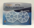 Medca Round 7-DAY Portable Pill Box Double Pack Dishwasher Safe New. Price: $6.88.