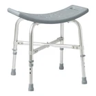Bariatric Shower Chair Adjustable Height Bath Bench Non Slip Easy Care Gray New. Price: $98.19.