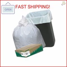 Earthsense Commercial RNW1K150V Recycled Can Liner, 13 Gal, .85 Mil, 24" X 33", New. Price: $26.57.
