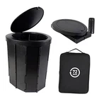 72 Hrs Portable Collapsible Camp Toilet - Extra Large, With 12 Bags New. Price: $57.50.