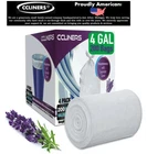 Ccliners 4 Gallon Small Trash Bags White Lavender Scented, 200 Count New. Price: $18.99.