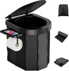 Portable Camping Toilet, Foldable For Adults With Detachable Phone Shelf New. Price: $53.67.