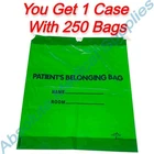 *250-PIECES* Medline Patient Belonging Bag Drawstring 18" X 20" NON026320LG New. Price: $54.99.