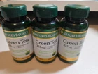 Natures Bounty Green Tea Extract Supplement 100 Count Antioxidant Support 3 Pack New. Price: $21.99.