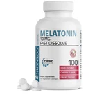 Bronson Melatonin 10MG Fast Dissolve Cherry Flavored Tablets Vegetaria New. Price: $13.19.