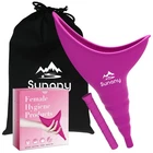 Sunany Female Urination Device, Reusable Urinal 3 Piece Set, Purple New. Price: $14.76.