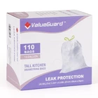 Valueguard Trash Bags Garbage 13 Gallon Drawstring Tall Waste For Kit... New. Price: $25.74.