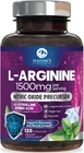 L-arginine 1000MG Supplement Premium Muscle & Heart Health Support Capsules New. Price: $20.12.