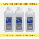 3 Pack Swan Isopropyl Rubbing Alcohol 70% 16 Fl. Oz. - Total Bottles New. Price: $19.49.