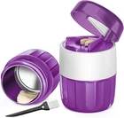 Dubstar 3-IN-1 Pill Crusher Grinder, Fine Powder With Brush, New. Price: $15.45.