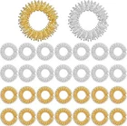 Blulu 30 Pieces Spiky Sensory Finger 2.5 Cm/ 0.98 Inch, Gold And Silver New. Price: $12.45.