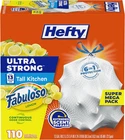 Hefty Ultra Strong 13 Gallon Trash Bags, Tall Kitchen Size, New. Price: $22.04.